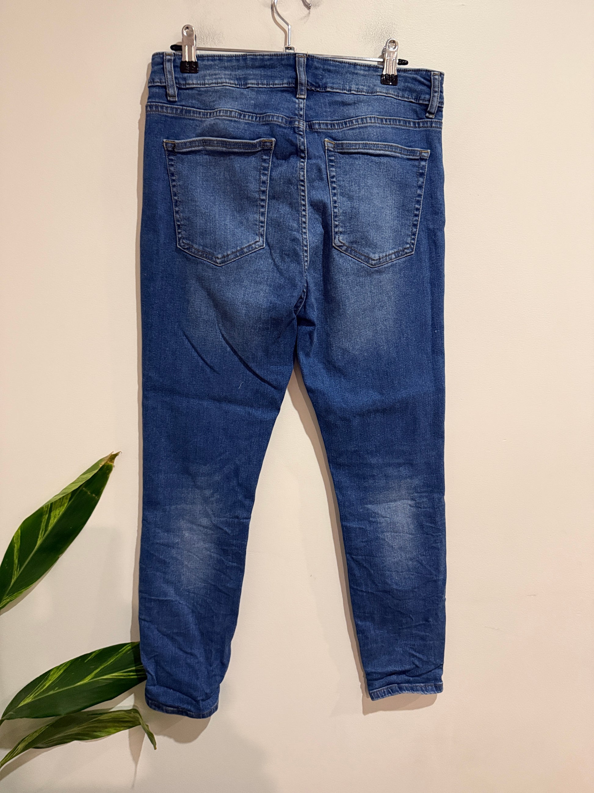 Decjuba Blue Skinny Jeans | AU 16