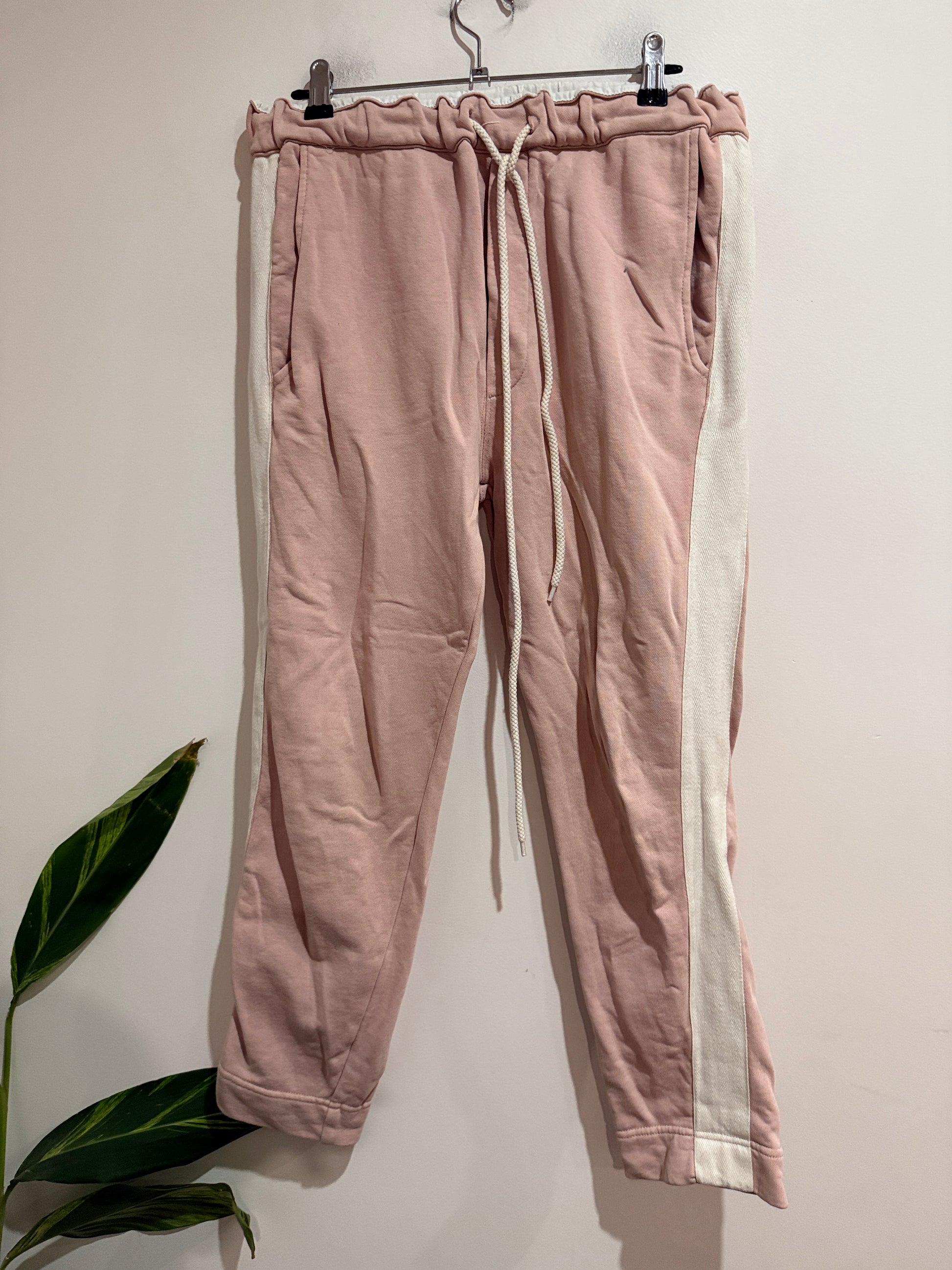 Bassike Pink Track Pants | Size 2