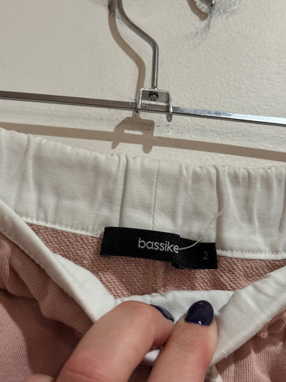 Bassike Pink Track Pants | Size 2