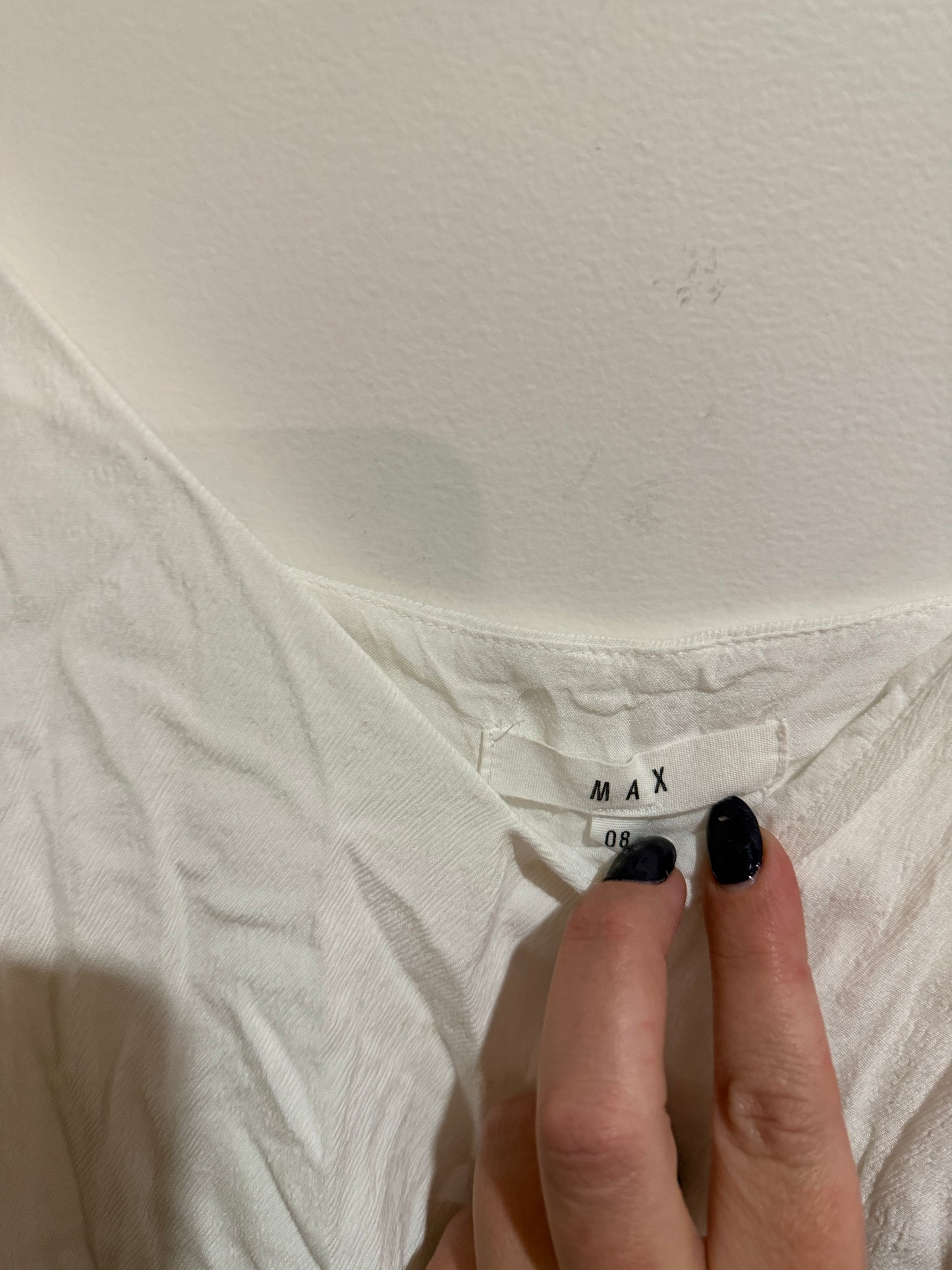 MAX White Camisole Top | Size 08