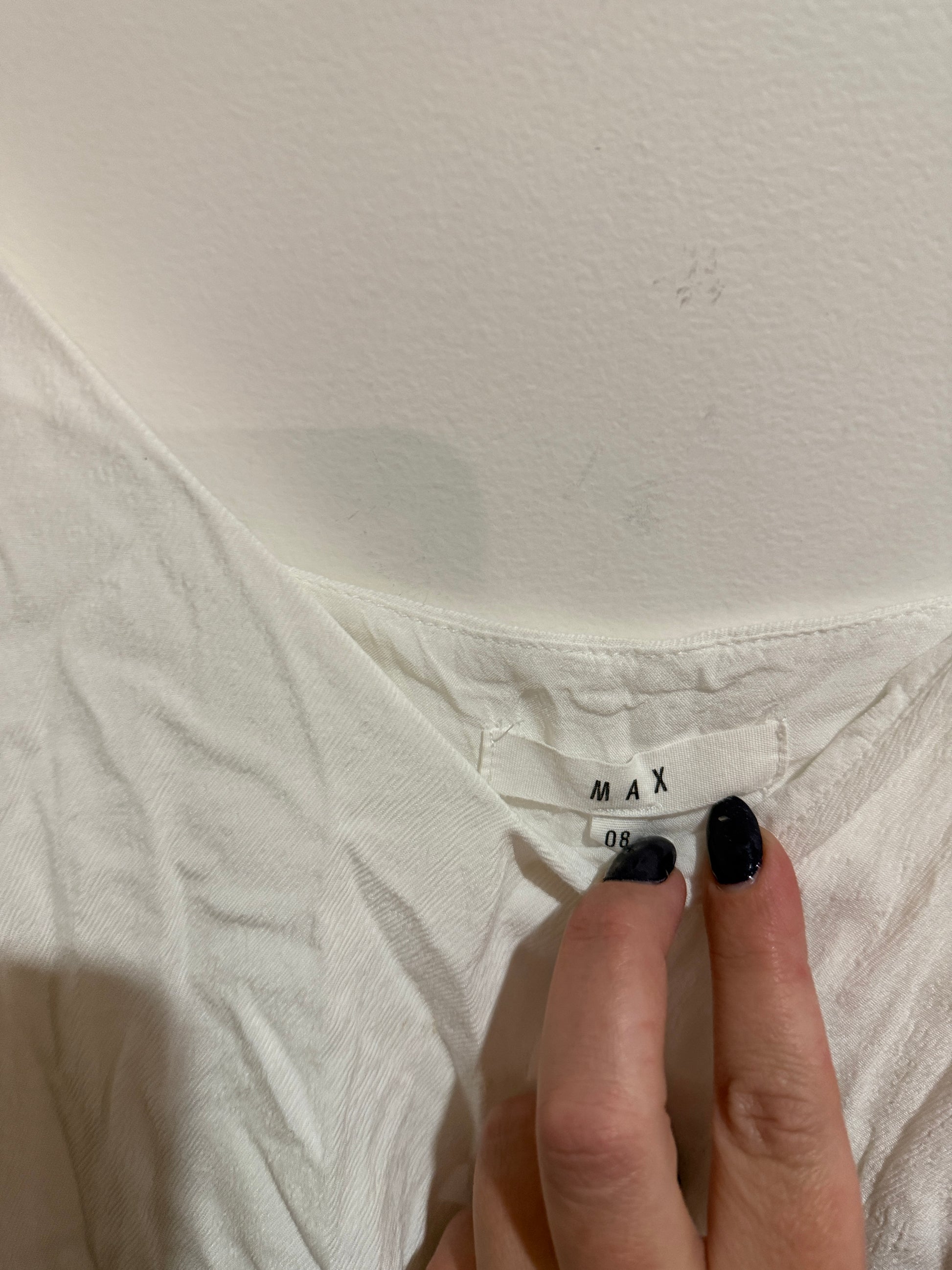 MAX White Camisole Top | Size 08