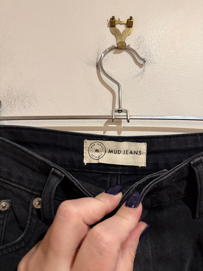 MUD Jeans Black Boyfriend Jeans | W28 L30