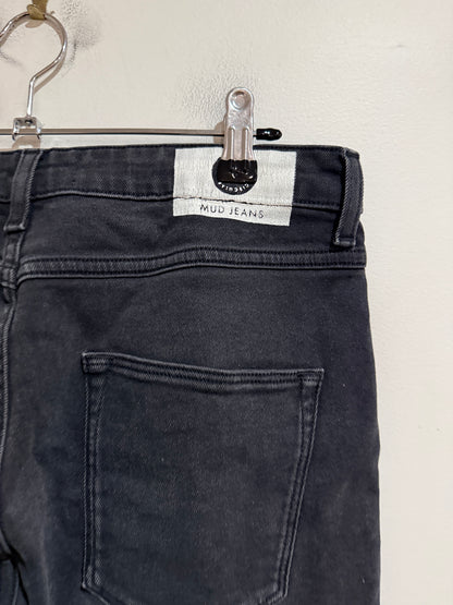 MUD Jeans Black Boyfriend Jeans | W28 L30
