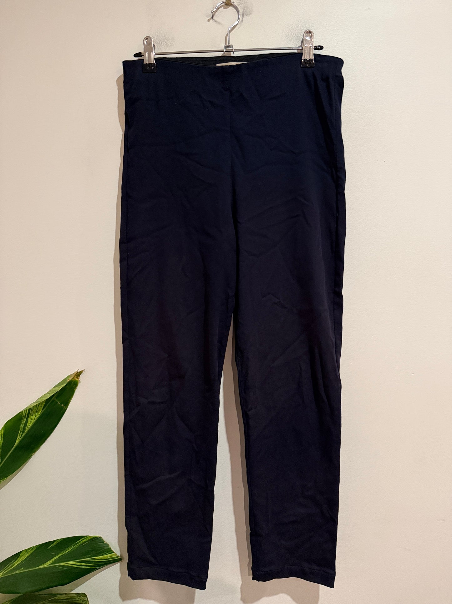 Sills Navy Straight Leg Trousers - Size 10