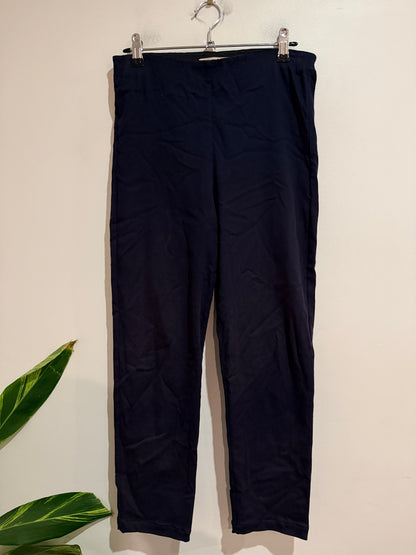 Sills Navy Straight Leg Trousers - Size 10