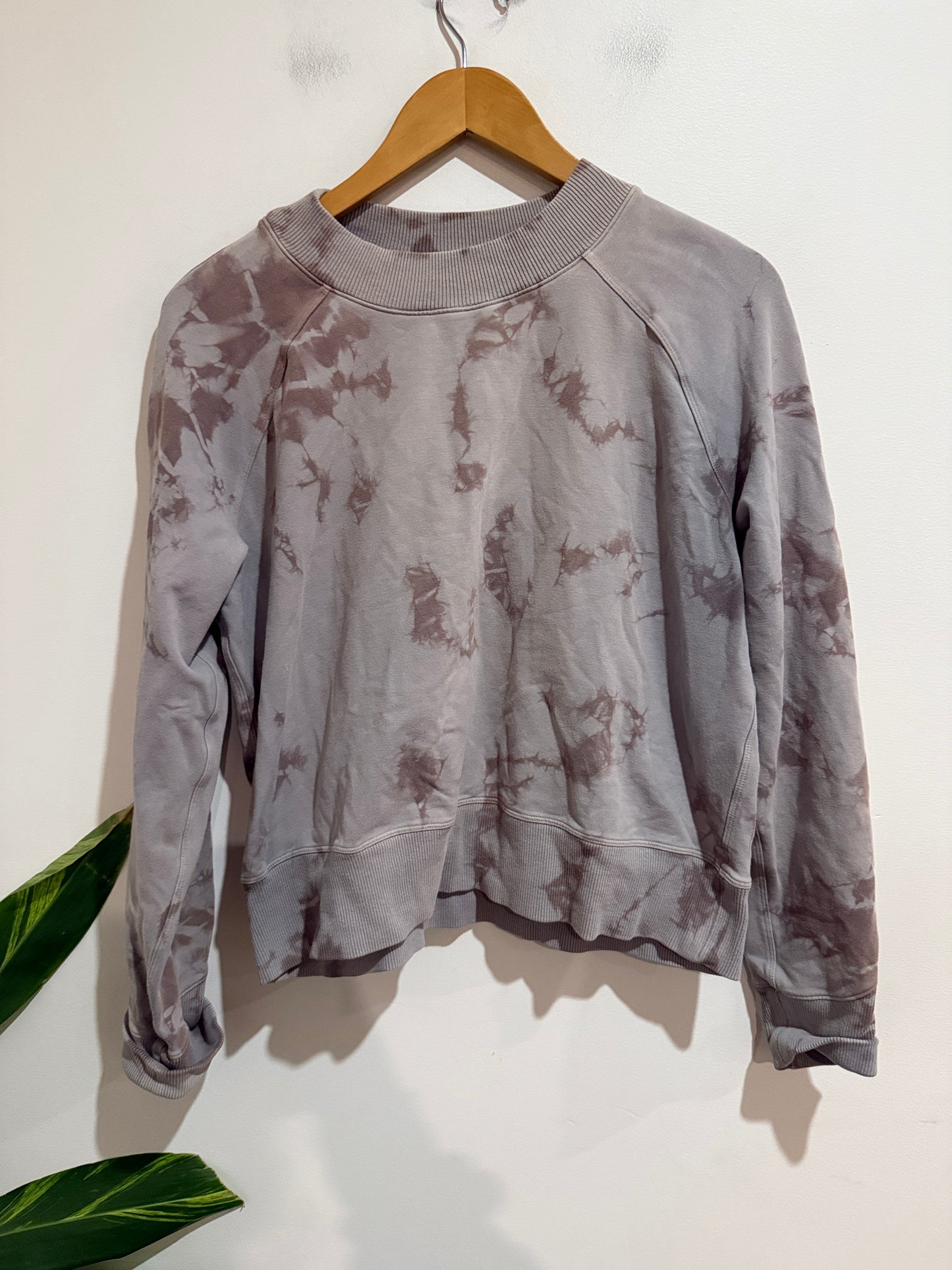 Unbranded Tie-Dye Grey Pullover Sweatshirt