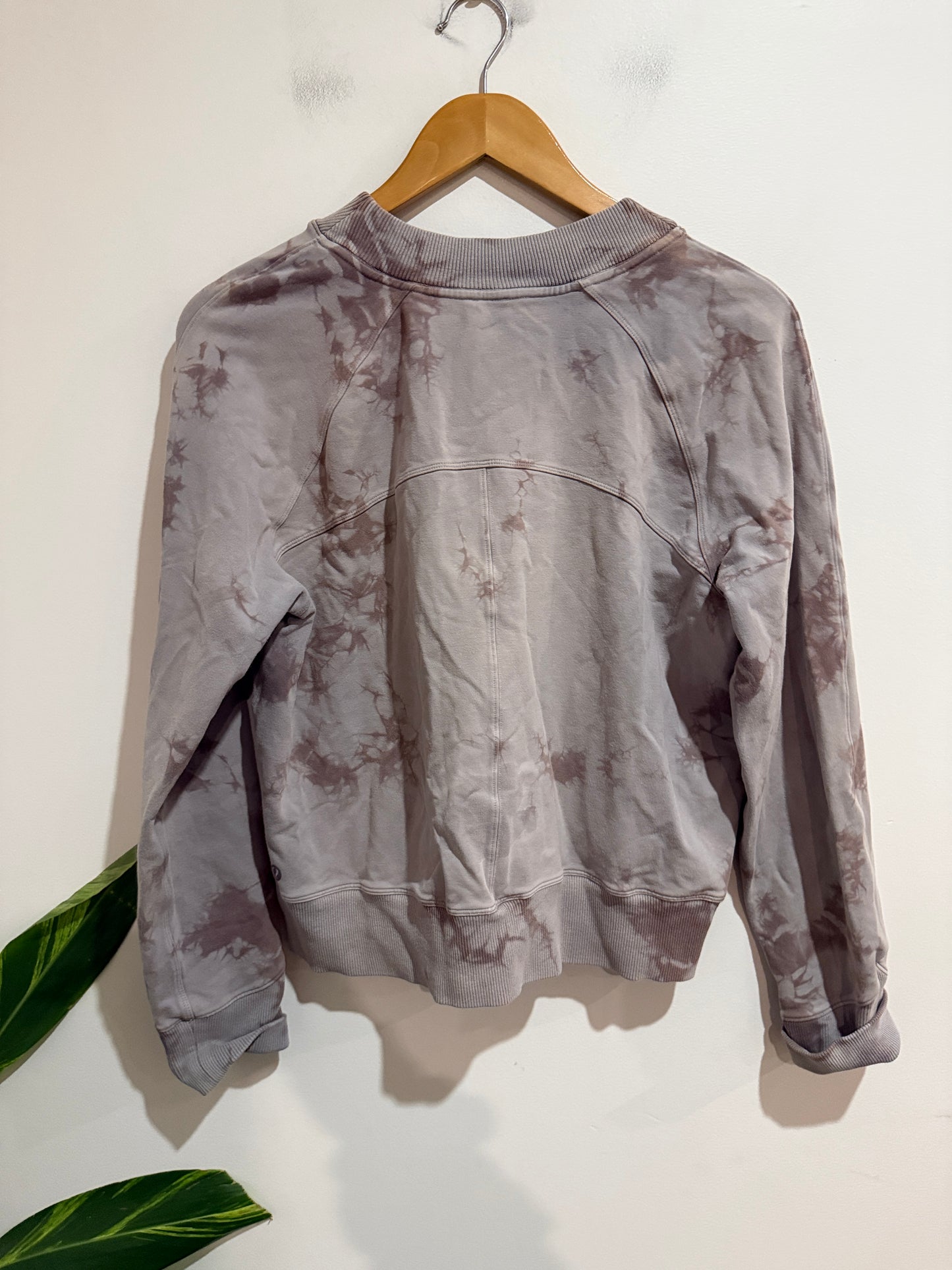 Unbranded Tie-Dye Grey Pullover Sweatshirt