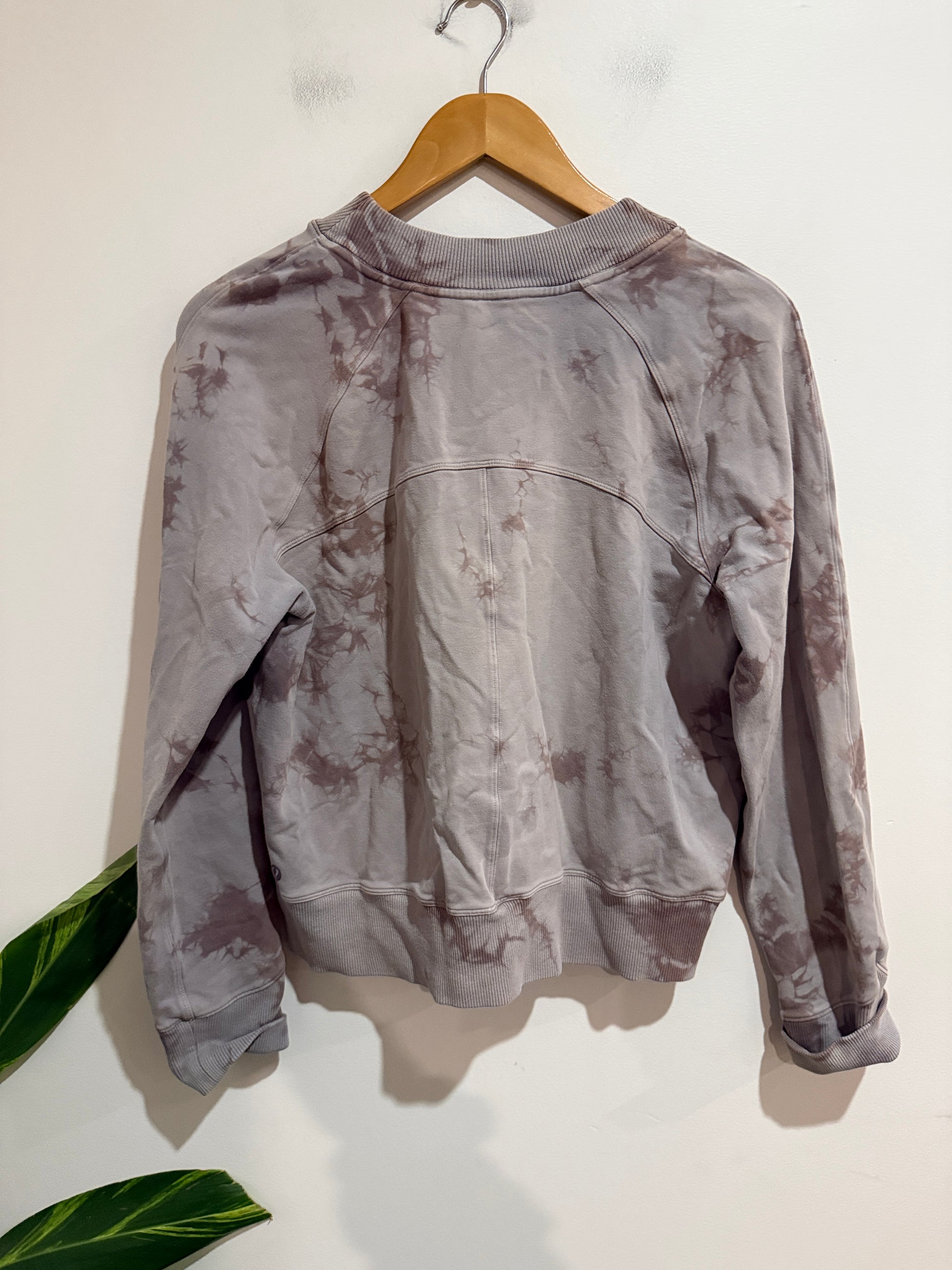 Unbranded Tie-Dye Grey Pullover Sweatshirt