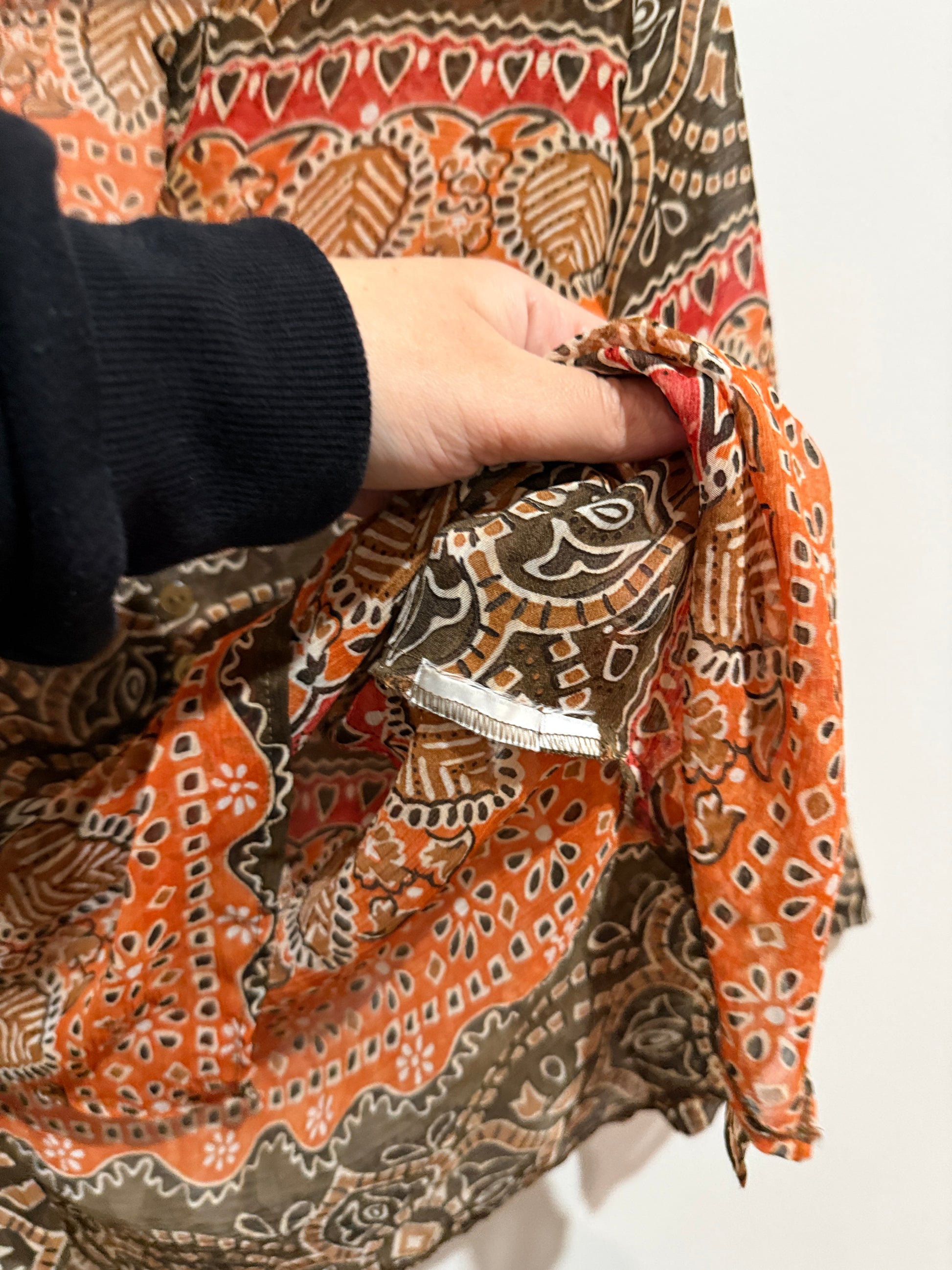 Unbranded Boho Paisley Print Blouse