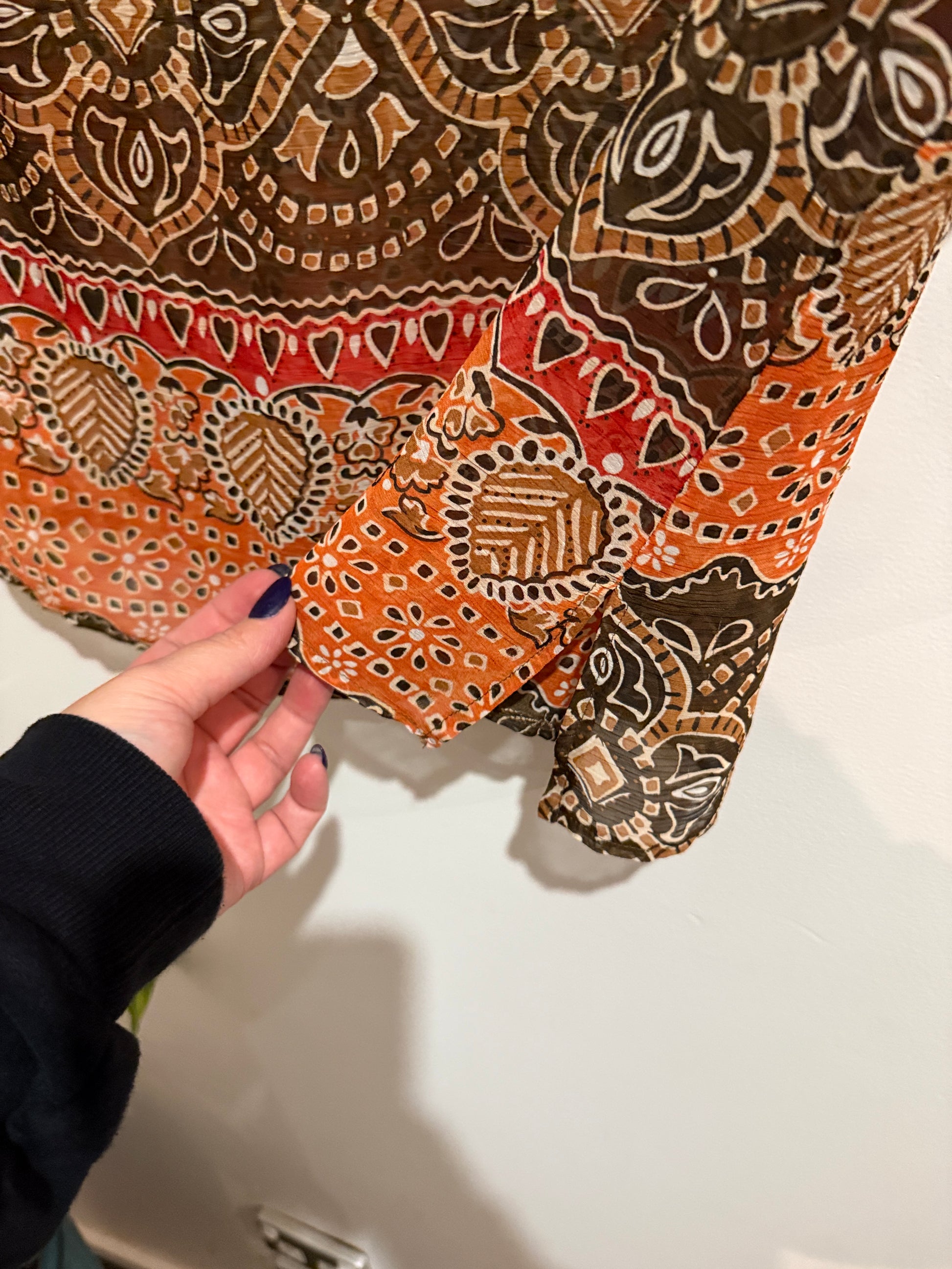 Unbranded Boho Paisley Print Blouse