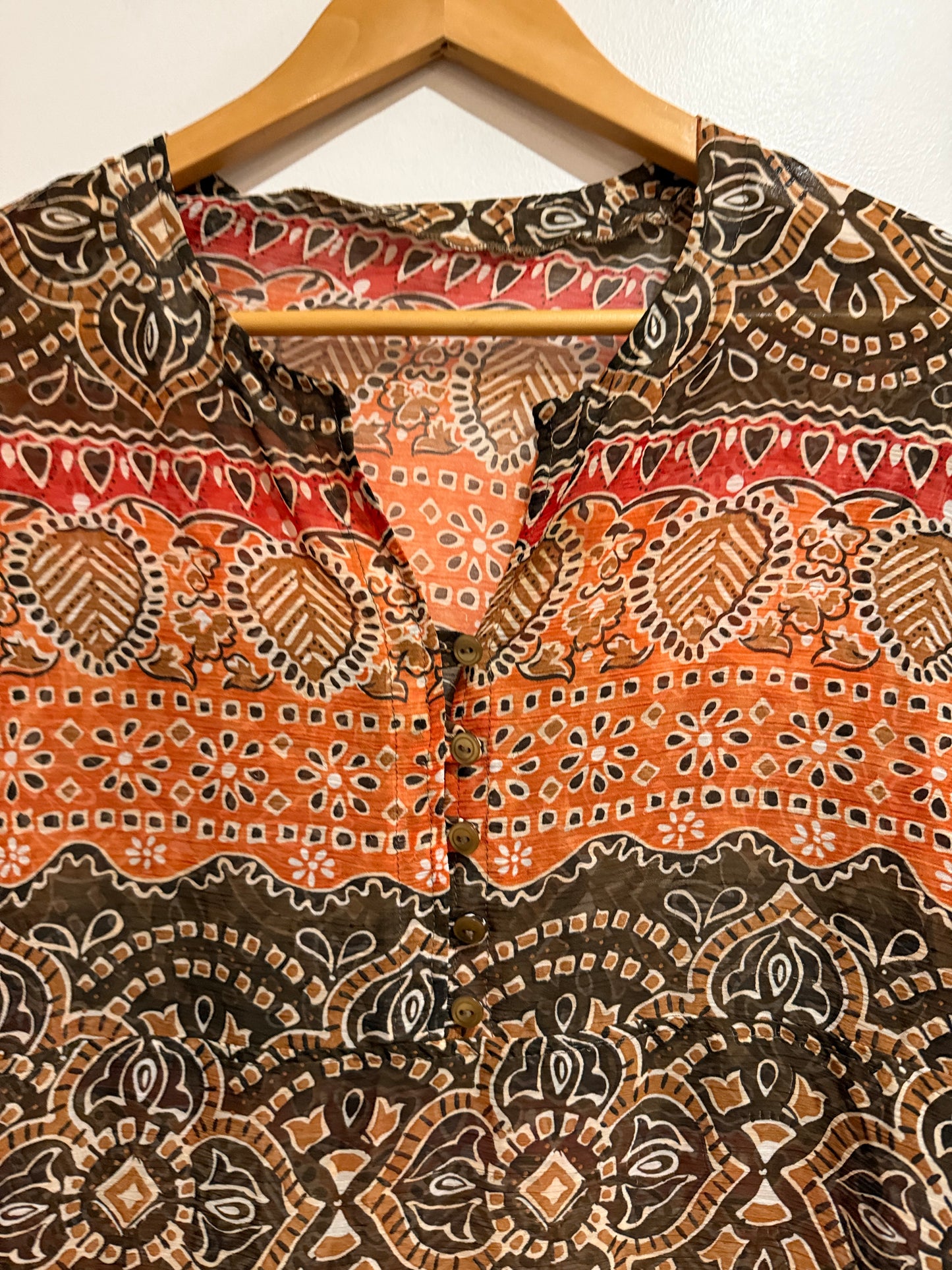 Unbranded Boho Paisley Print Blouse