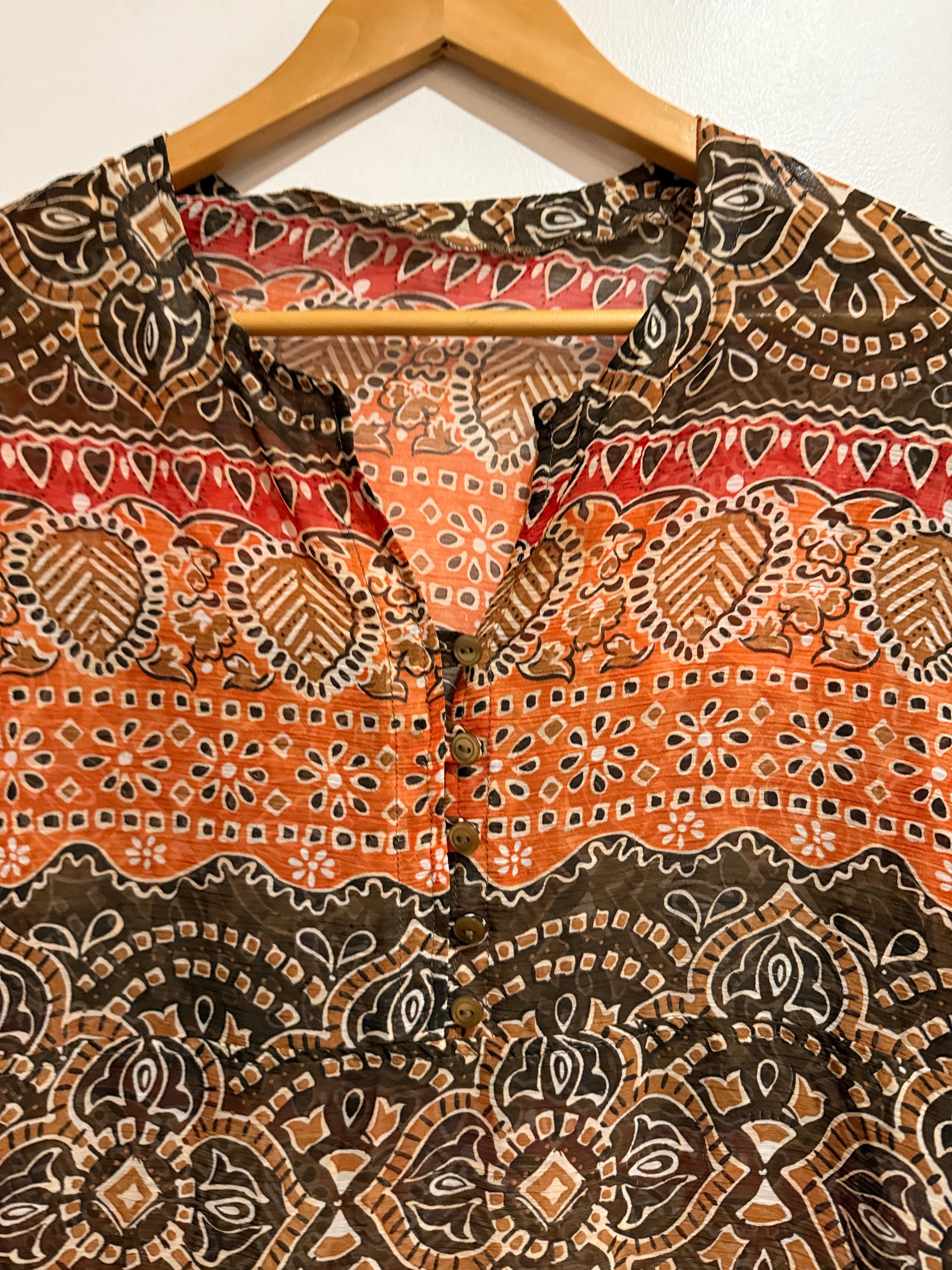 Unbranded Boho Paisley Print Blouse