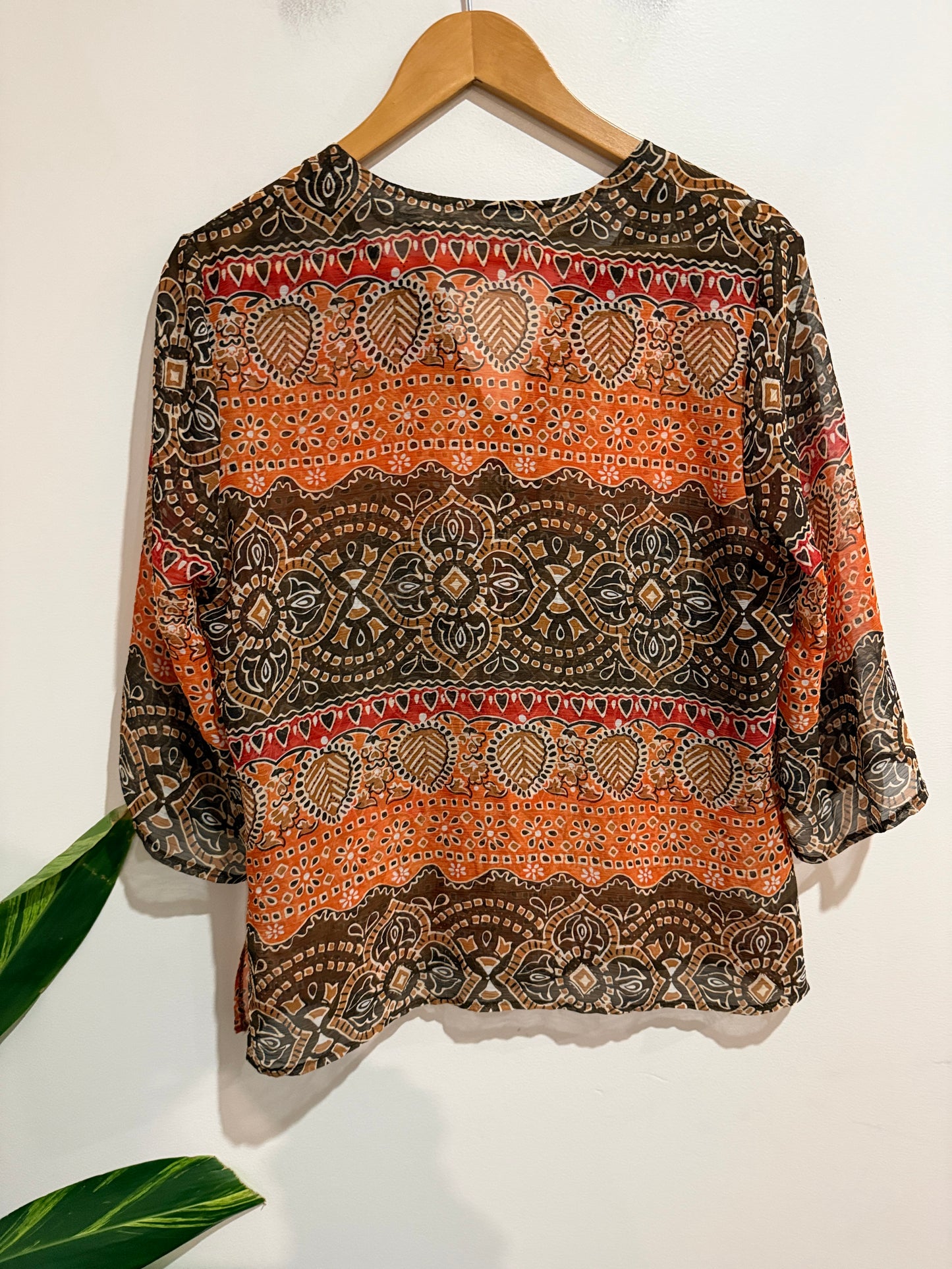 Unbranded Boho Paisley Print Blouse