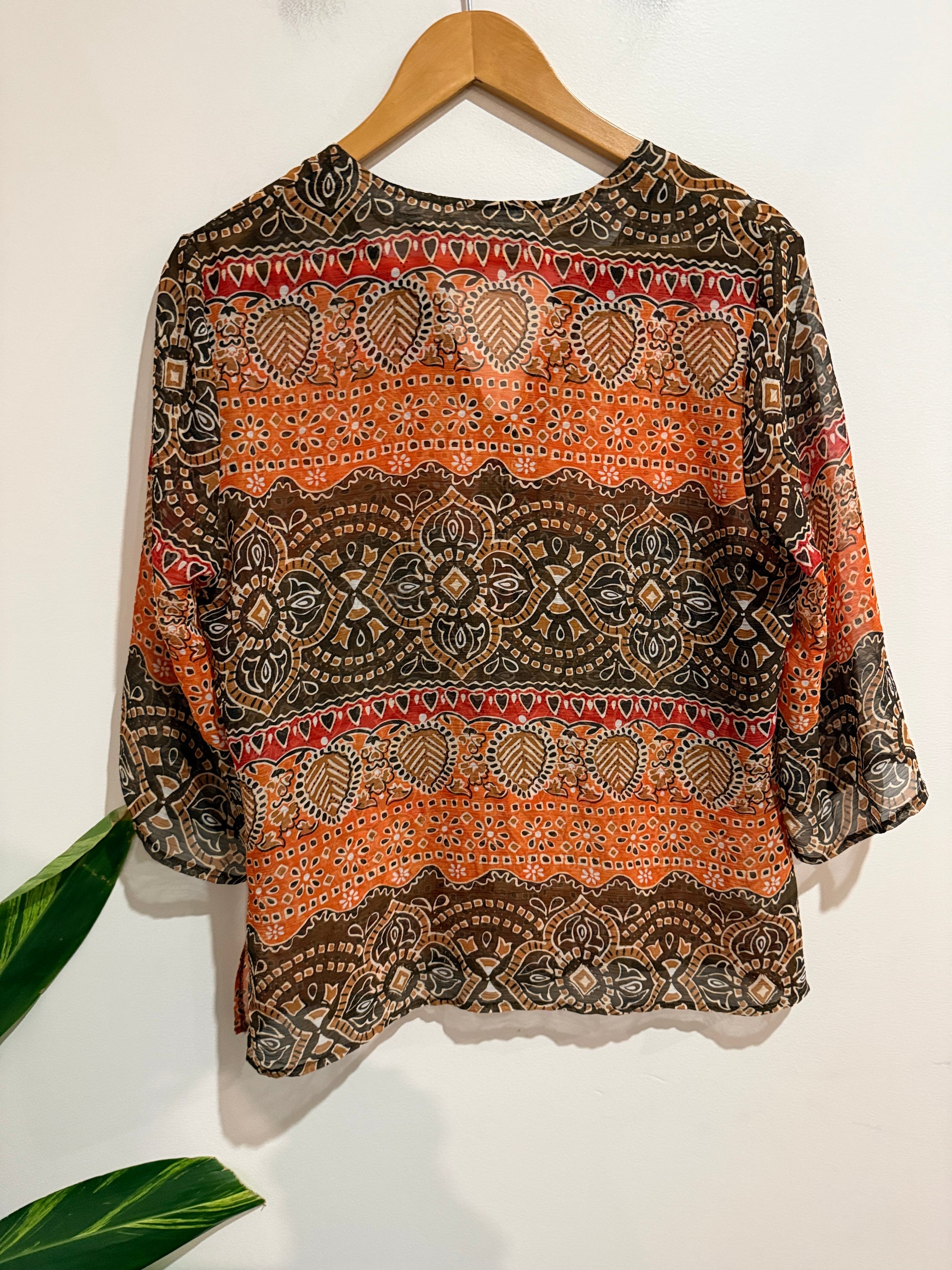 Unbranded Boho Paisley Print Blouse