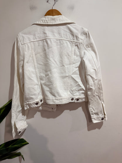 Glassons White Denim Jacket - Size 12