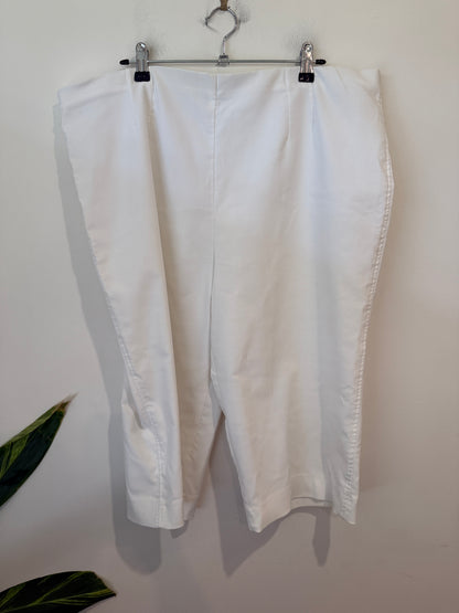 Concept White Cropped Pants