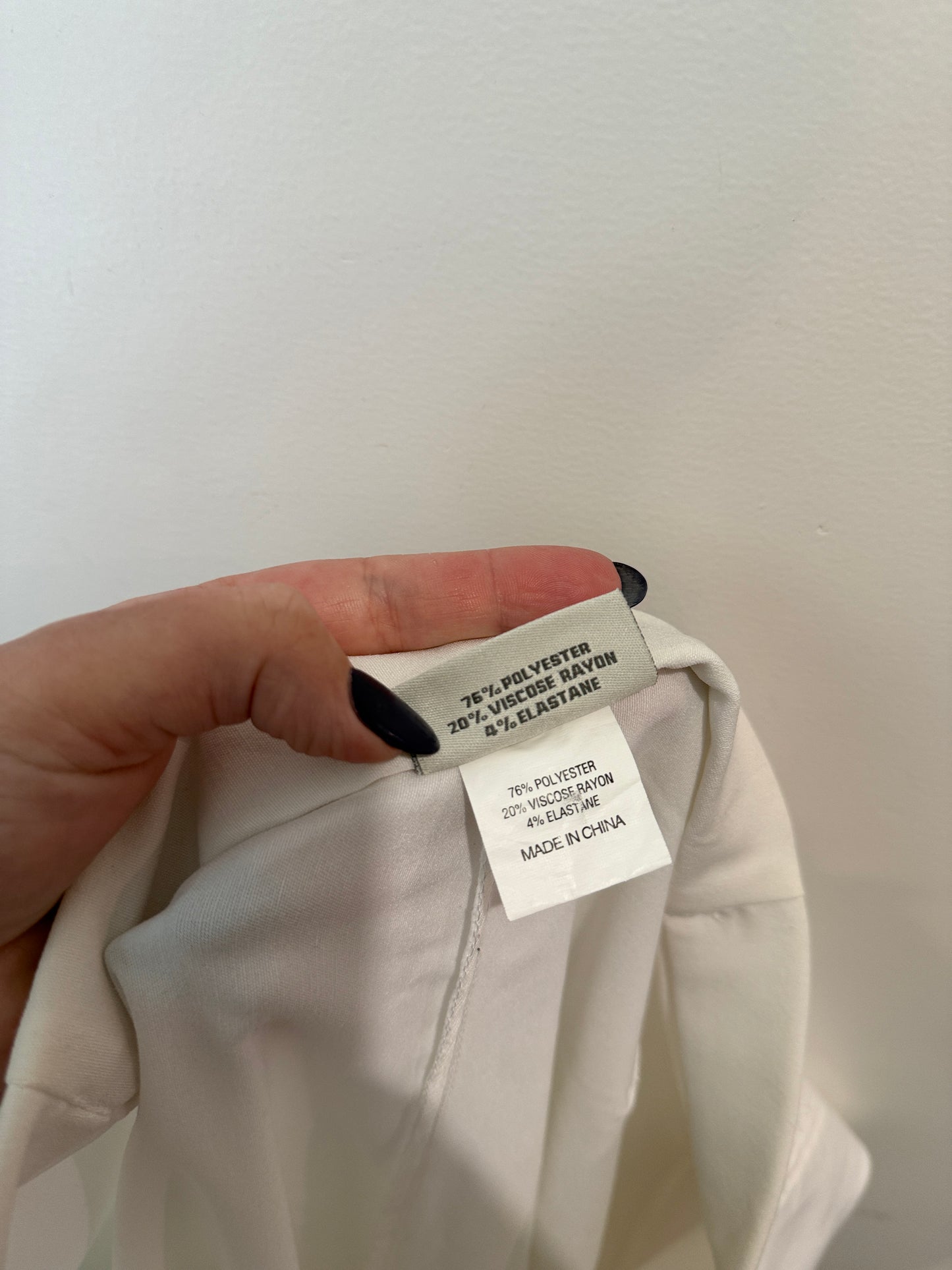 Concept White Cropped Pants