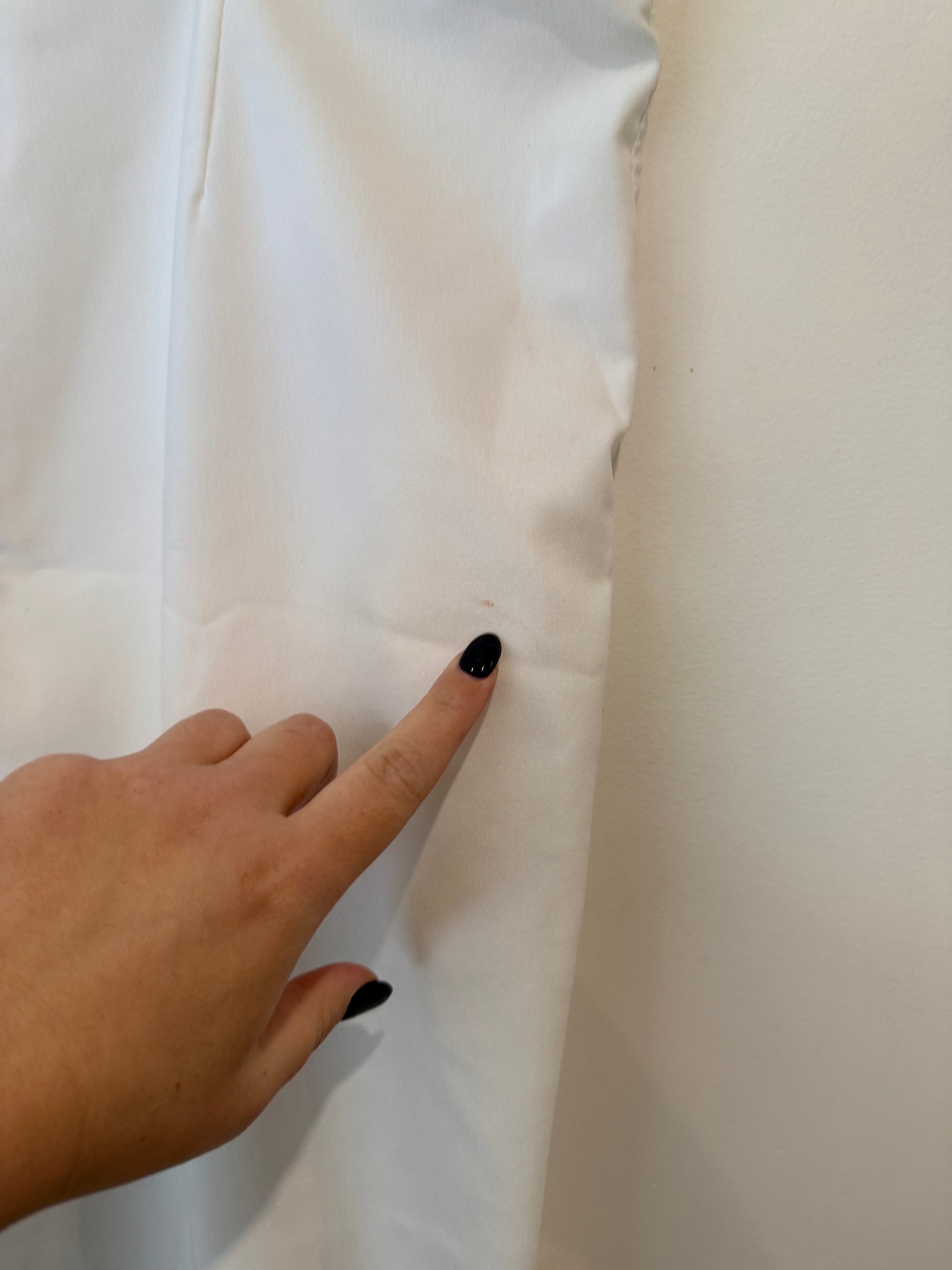 Concept White Cropped Pants