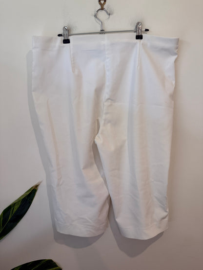 Concept White Cropped Pants