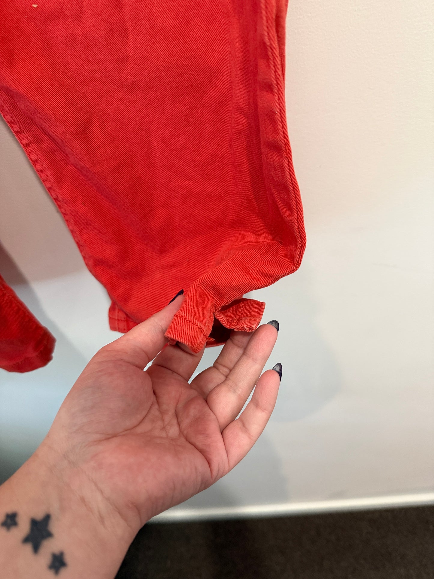 Capture Red Cropped Pants