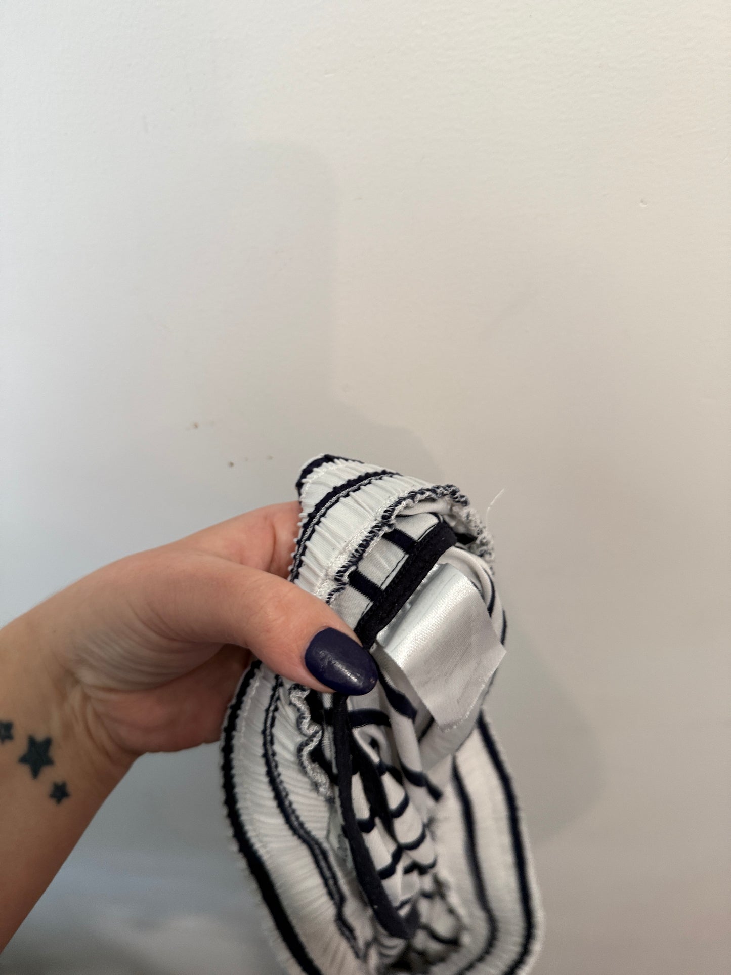 Elwood Navy and White Striped Drawstring Shorts