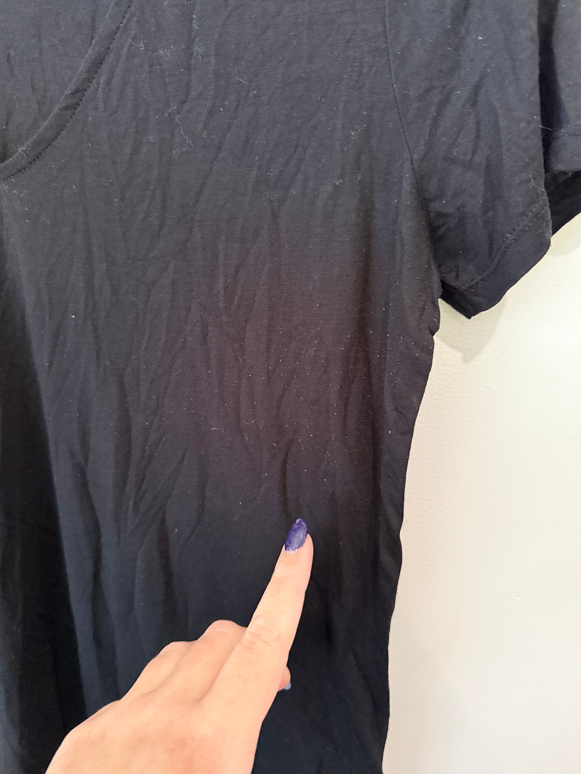 ASOS Black V-Neck Tee
