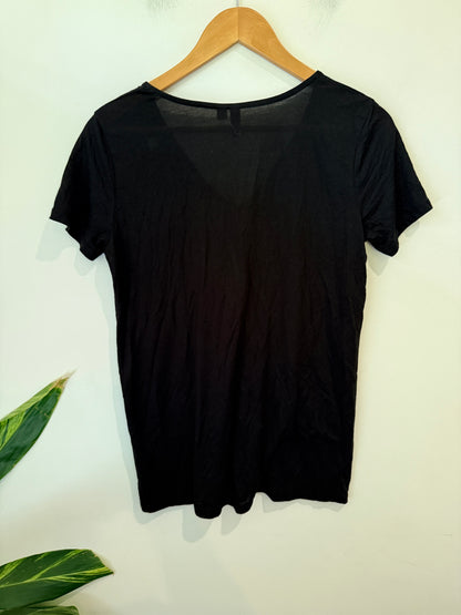 ASOS Black V-Neck Tee