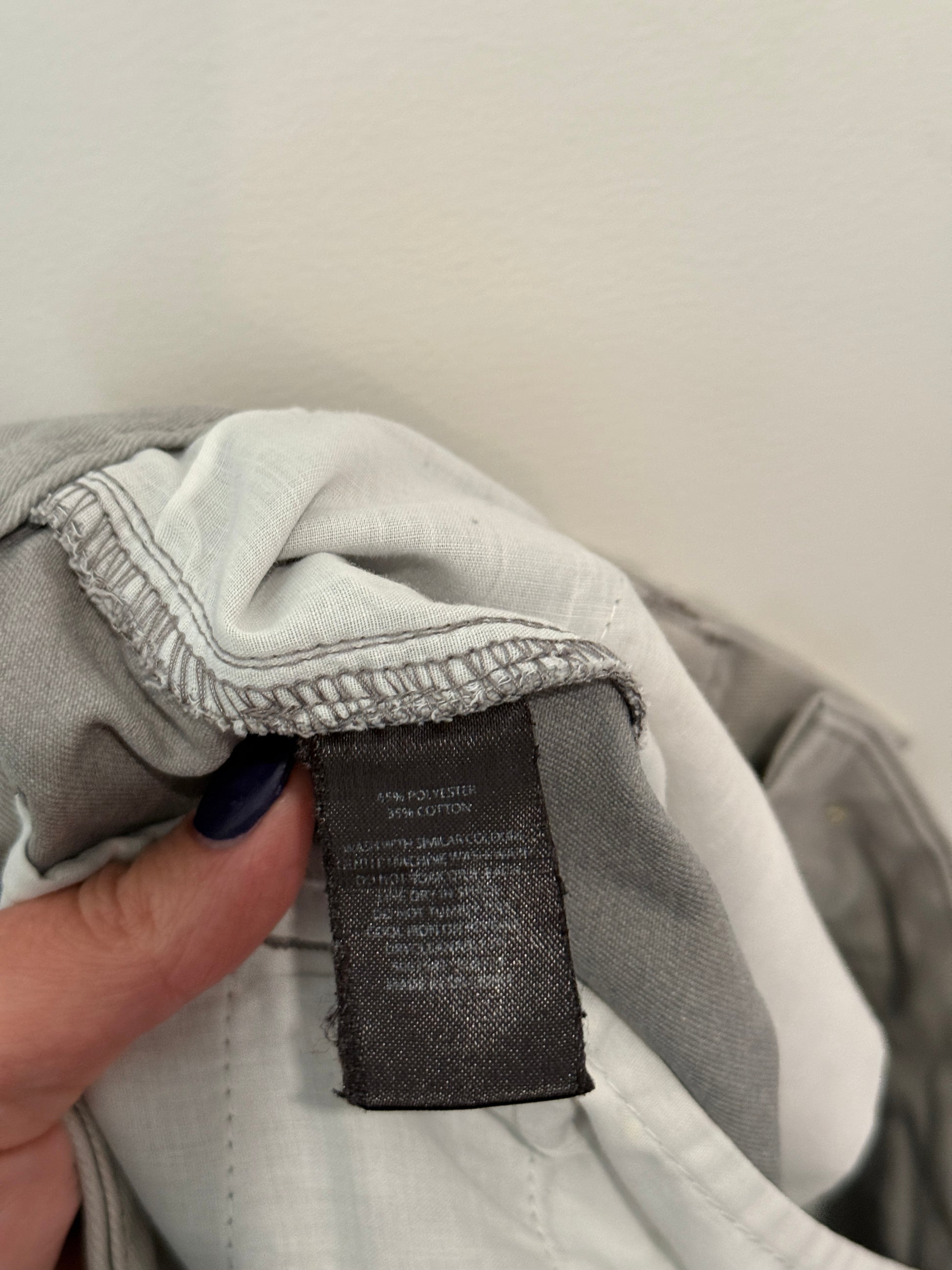 Pilgrim Men's Grey Chino Shorts - Size 34