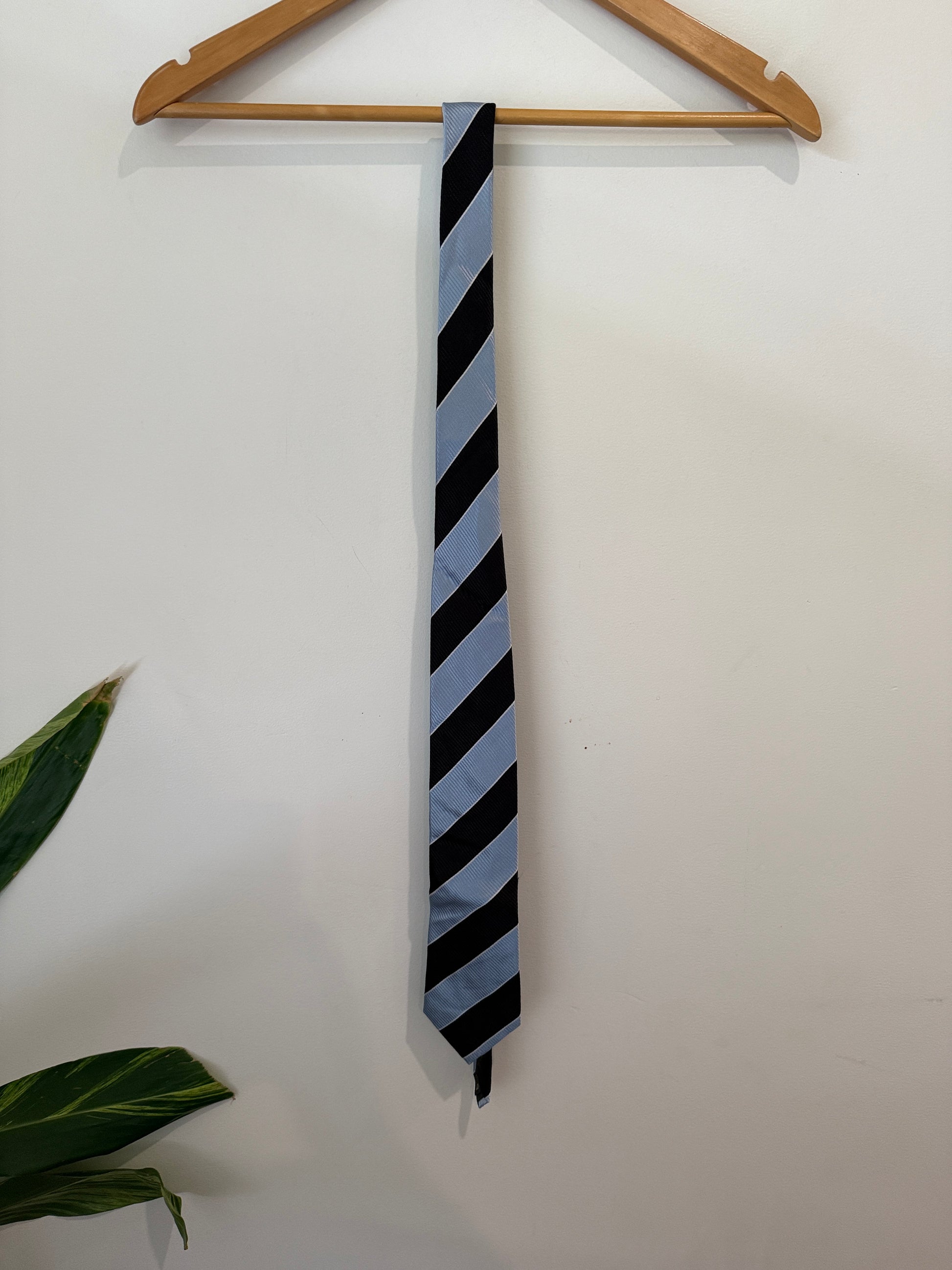 Nicholas Jermyn Striped Silk Tie