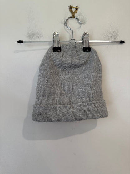Grey Beanie with Gold Weekend Embroidery