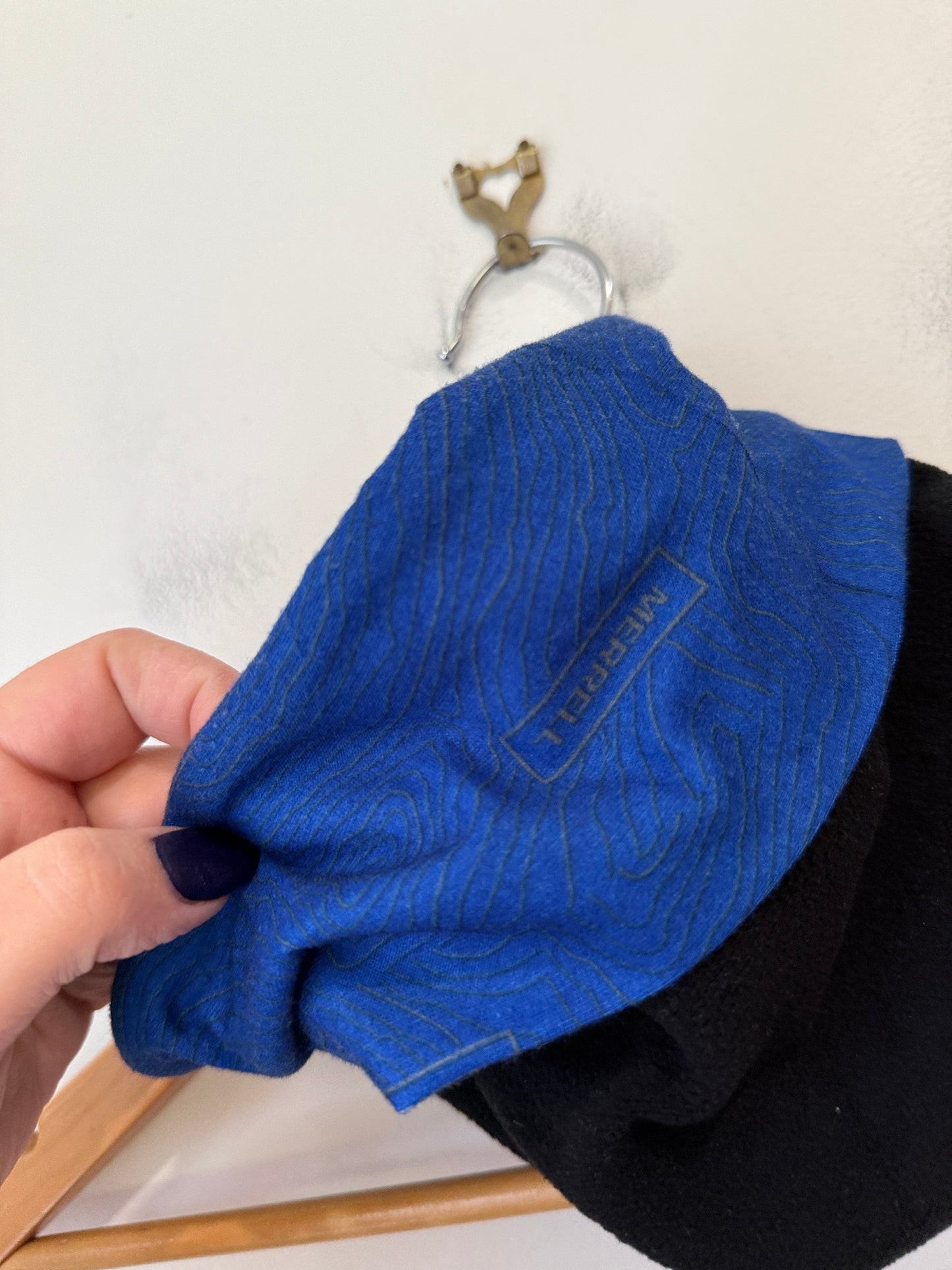 Icebreaker Merino Neck Warmer - Blue/Black