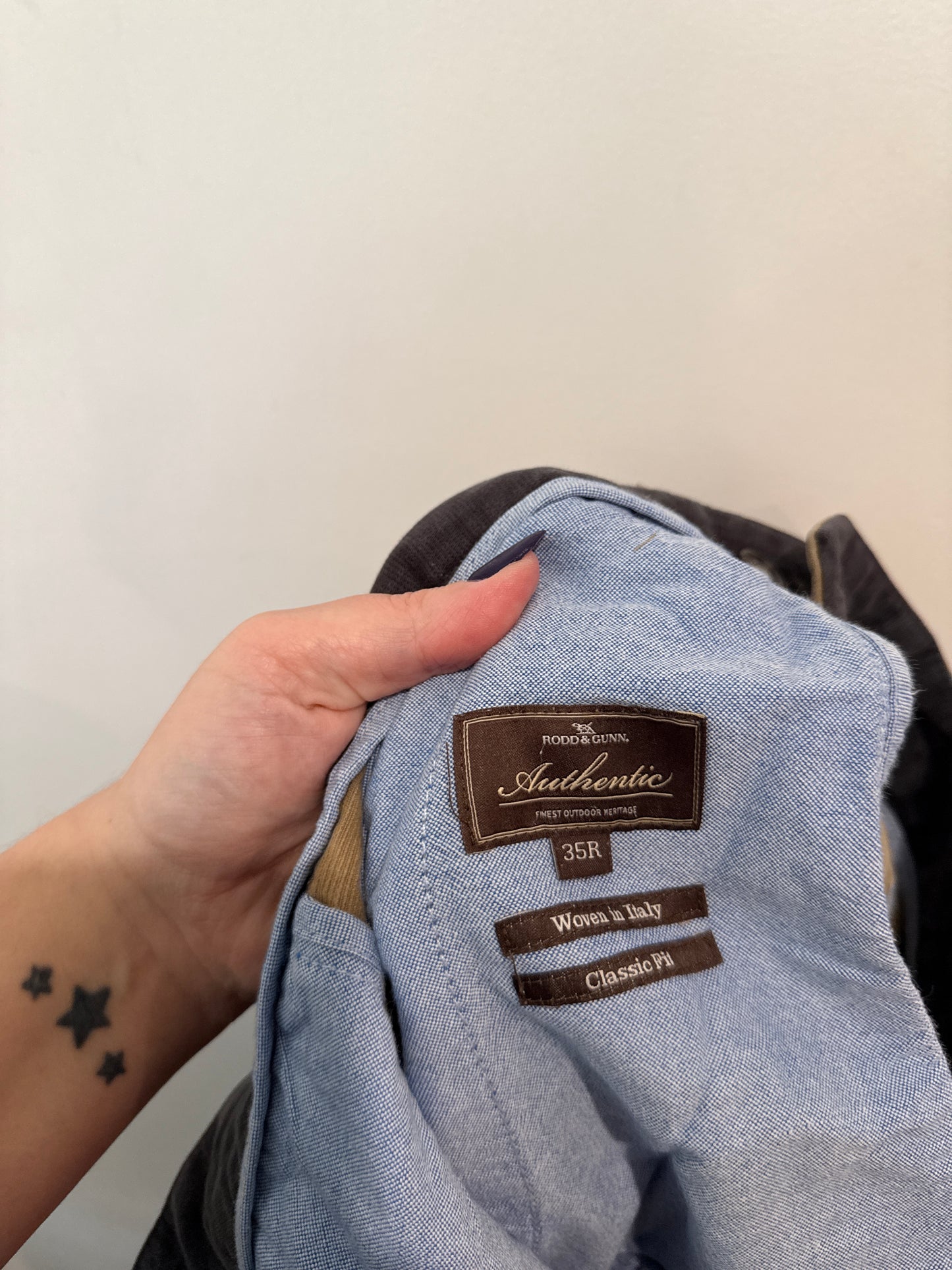 Authentic Men's Khaki Classic Fit Chinos