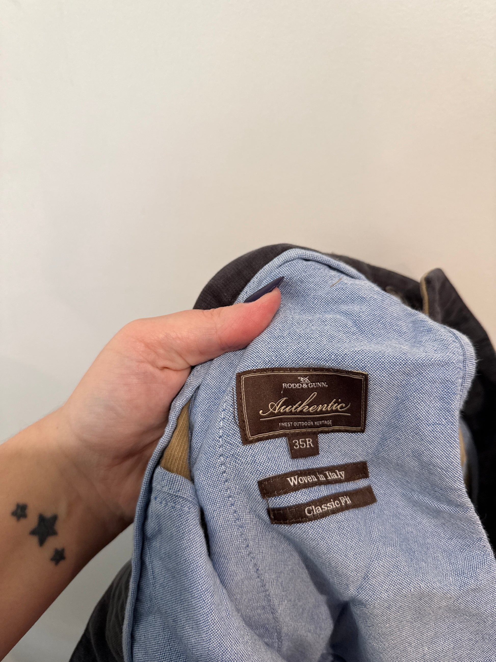 Authentic Men's Khaki Classic Fit Chinos