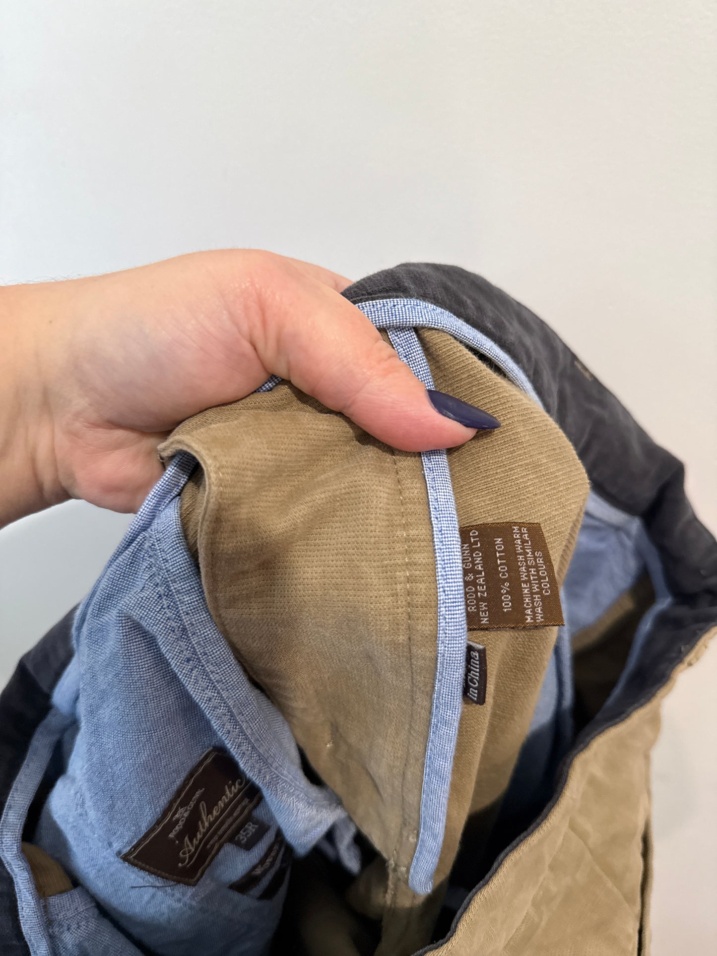 Authentic Men's Khaki Classic Fit Chinos
