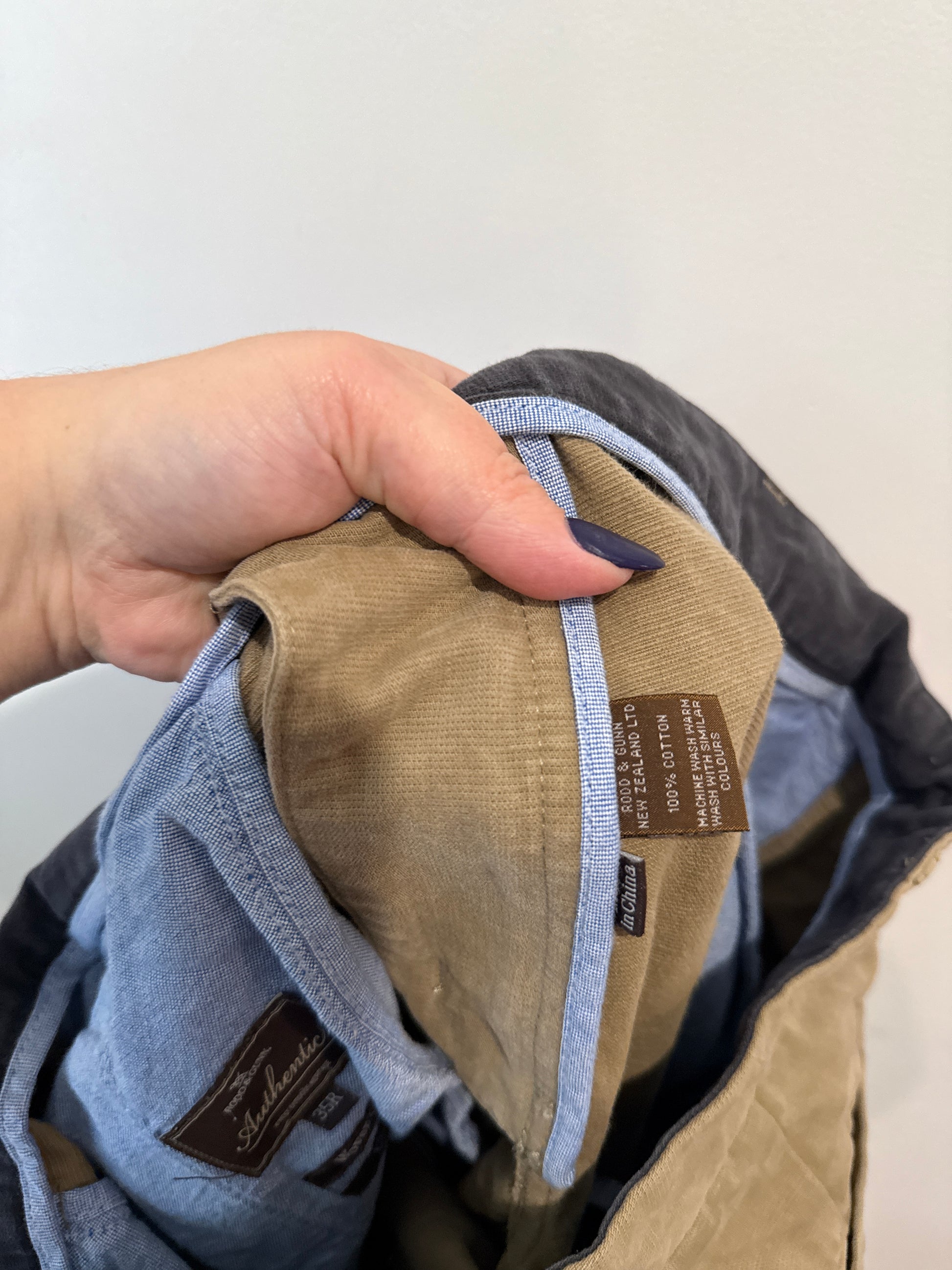 Authentic Men's Khaki Classic Fit Chinos