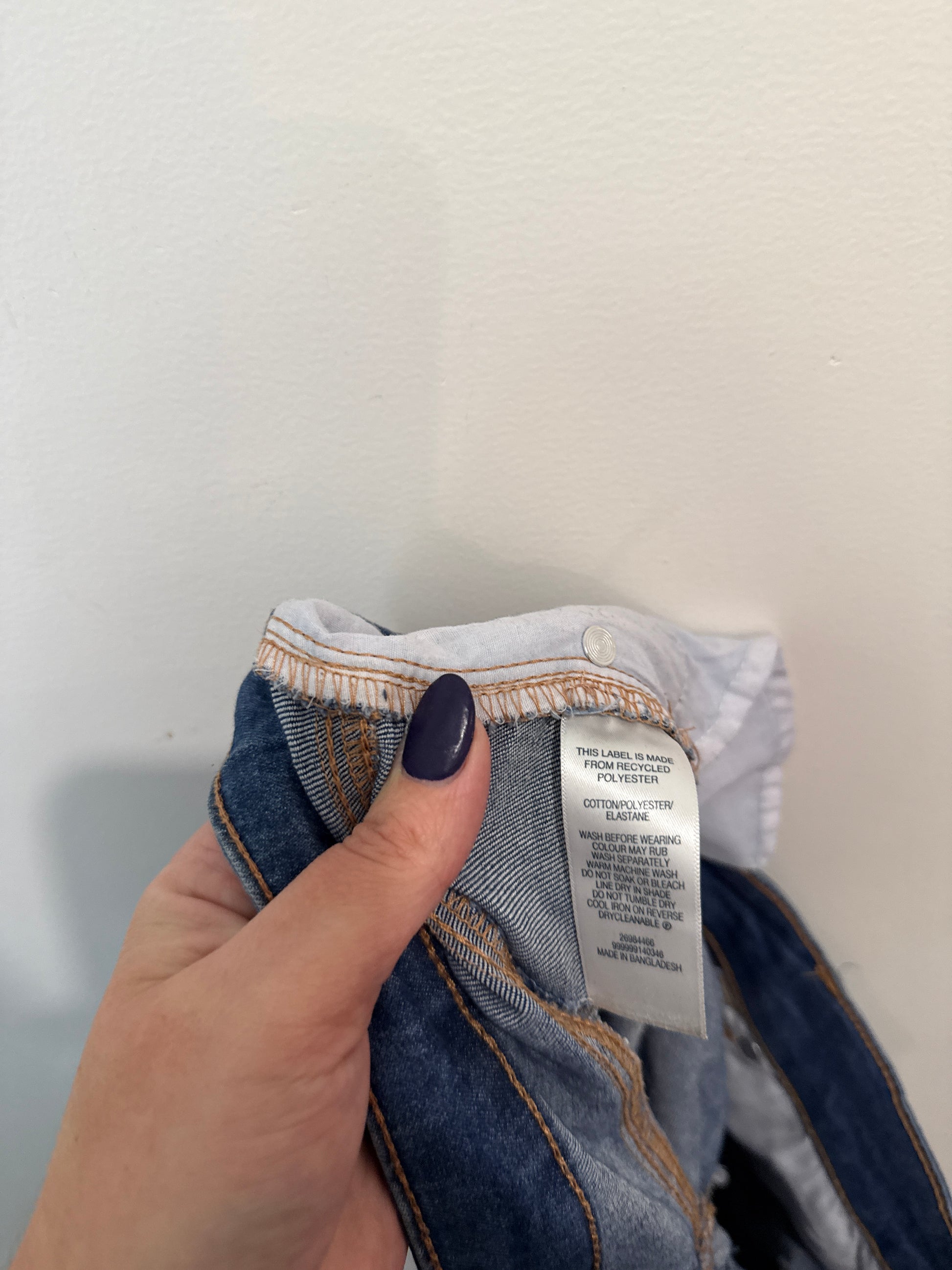 YD Blue Skinny Jeans - Size 14