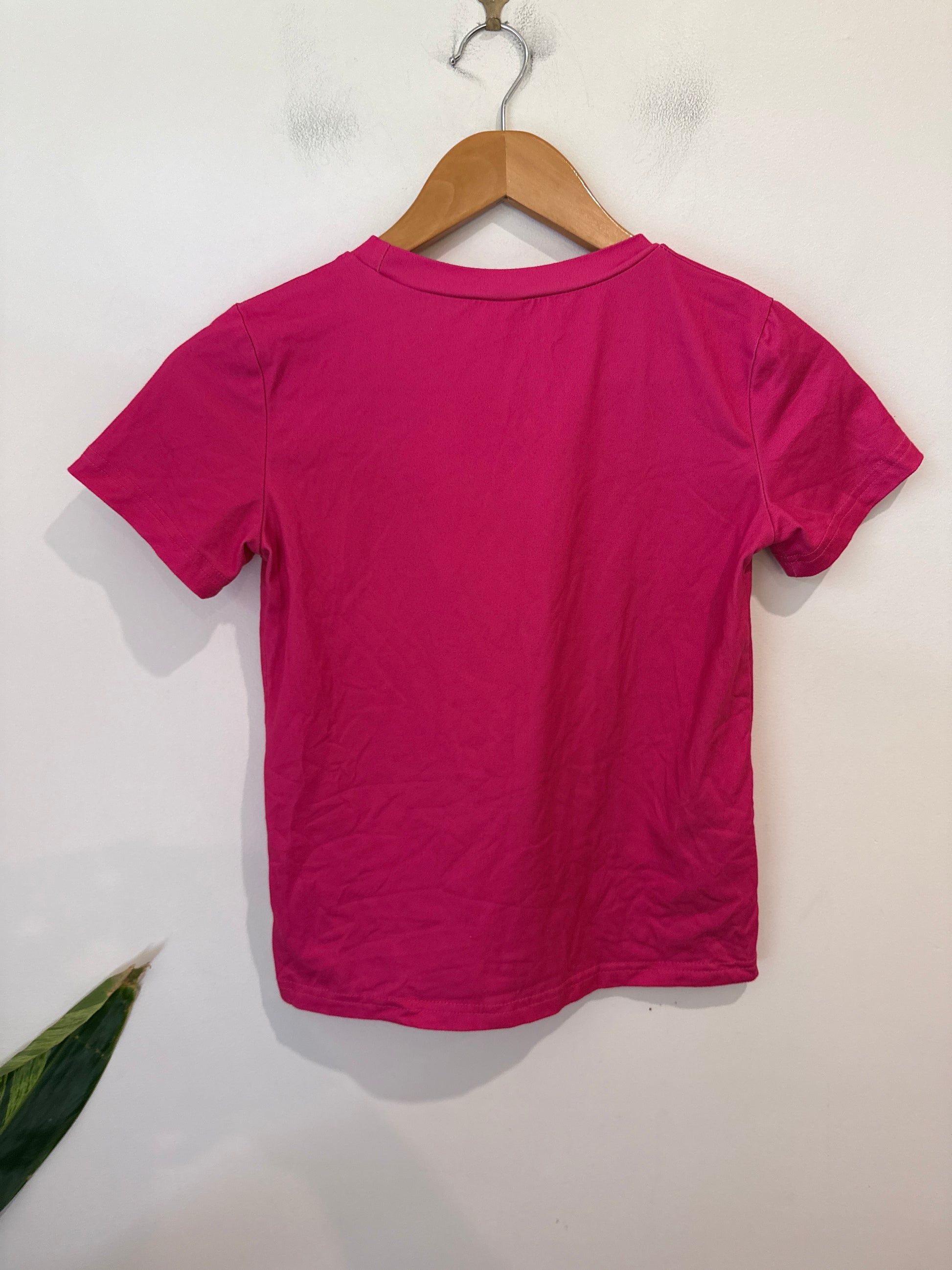 Kids Pink Unicorn Print Tee - Size 130