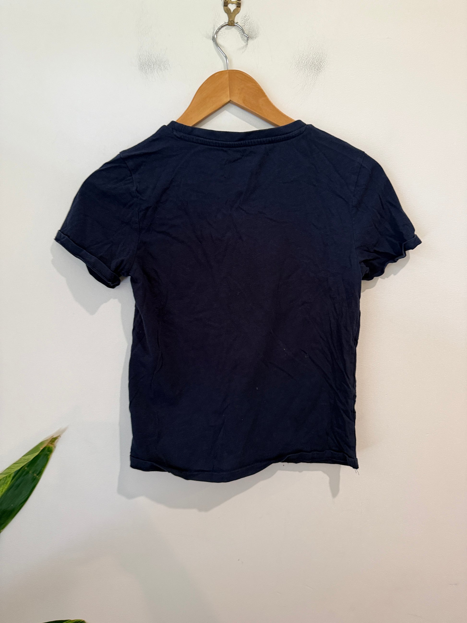 Kids Navy Crew Neck Tee - Size 12