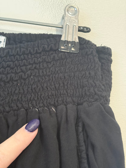 FREEZ Black Shirred Skirt/Pant Size L
