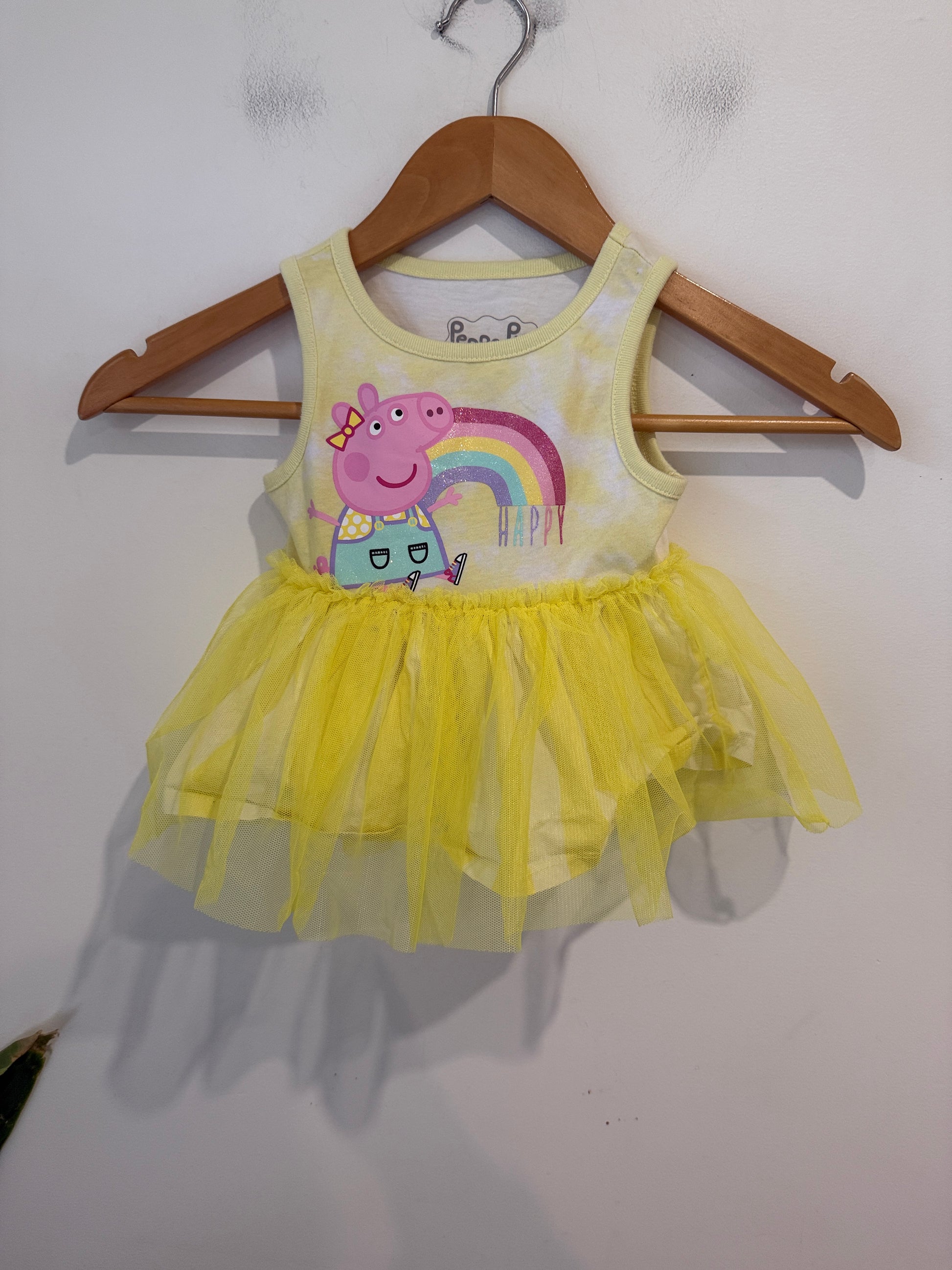 Peppa Pig Tie-dye Tutu Dress Size 3T