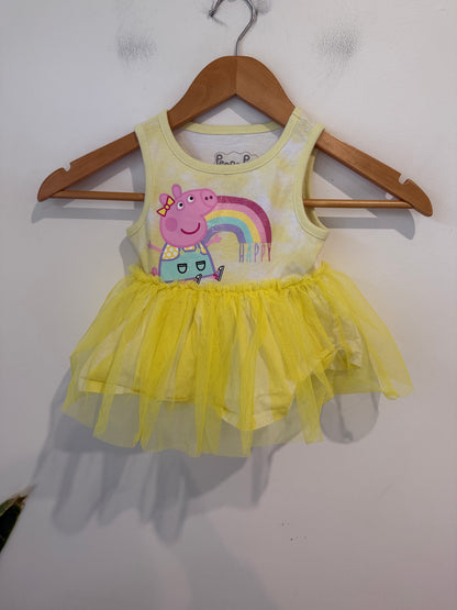 Peppa Pig Tie-dye Tutu Dress Size 3T