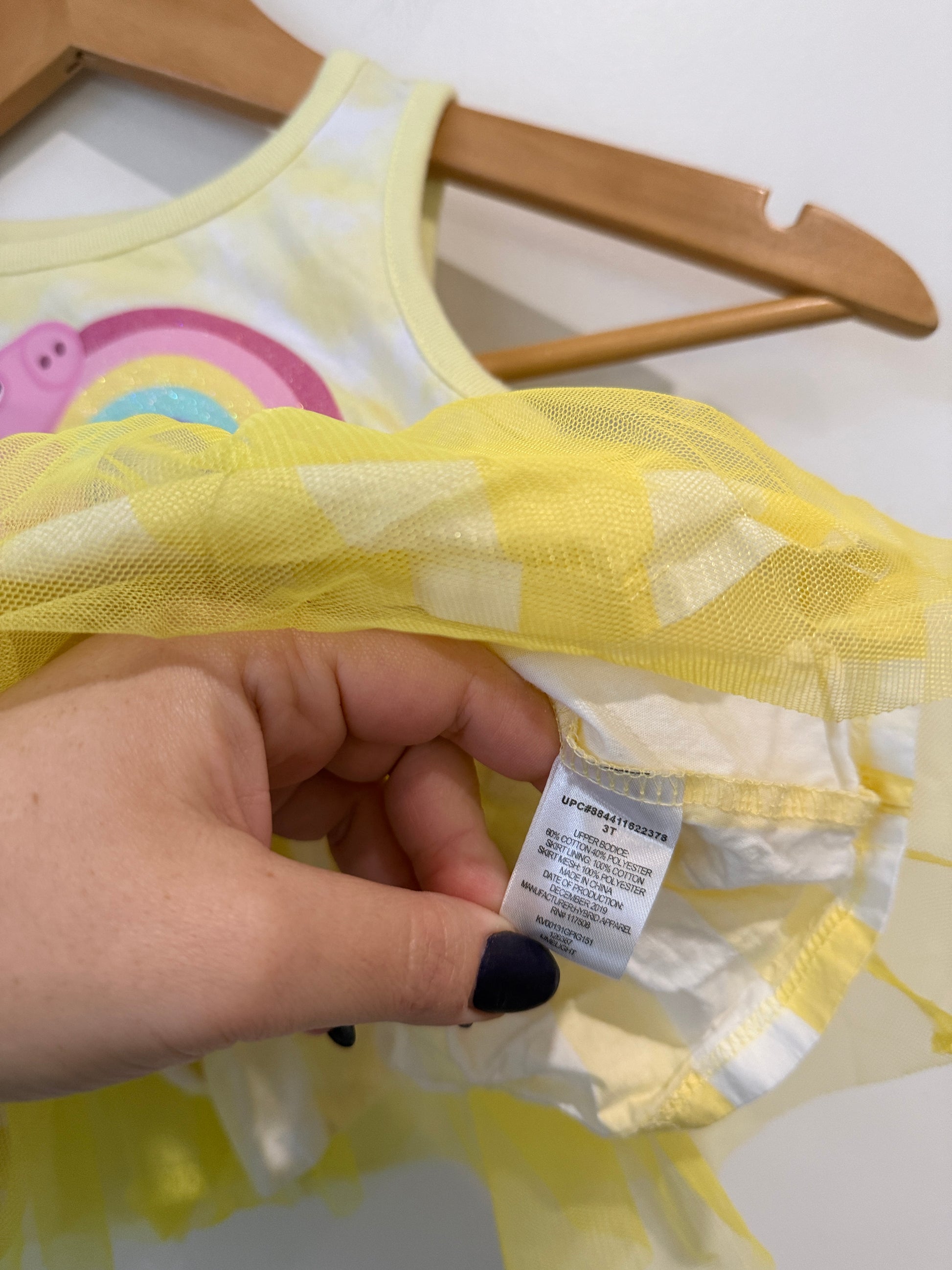 Peppa Pig Tie-dye Tutu Dress Size 3T