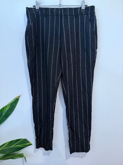 Glassons Pinstripe Tapered Trousers Size 10
