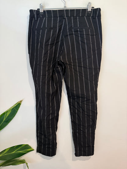 Glassons Pinstripe Tapered Trousers Size 10