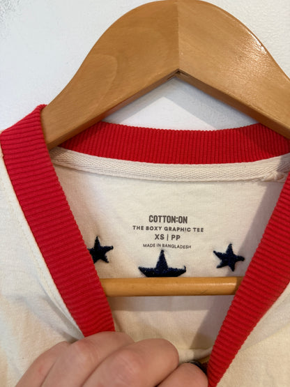 Cotton:on USA Graphic Boxy Tee Size XS