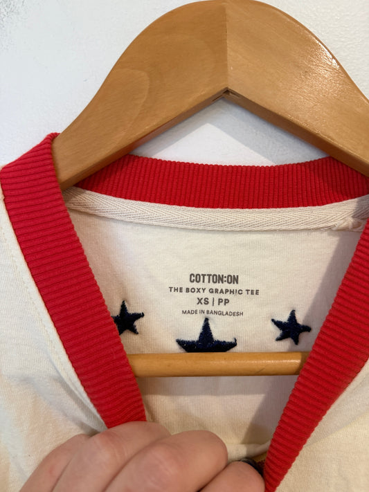 Cotton:on USA Graphic Boxy Tee Size XS