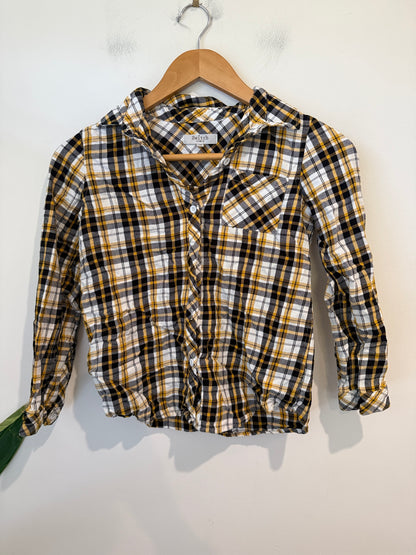 Switch Girls Plaid Flannel Shirt Size 10