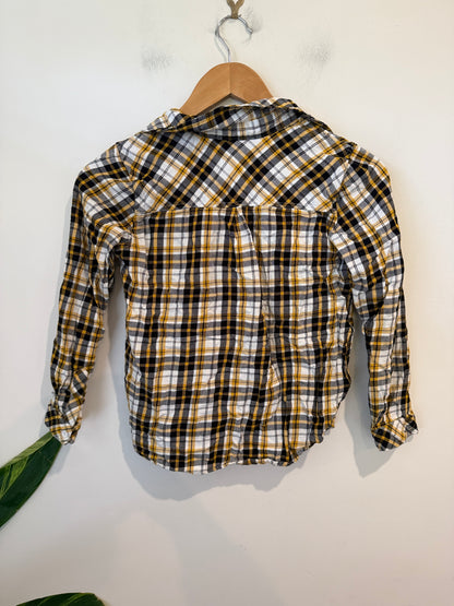 Switch Girls Plaid Flannel Shirt Size 10