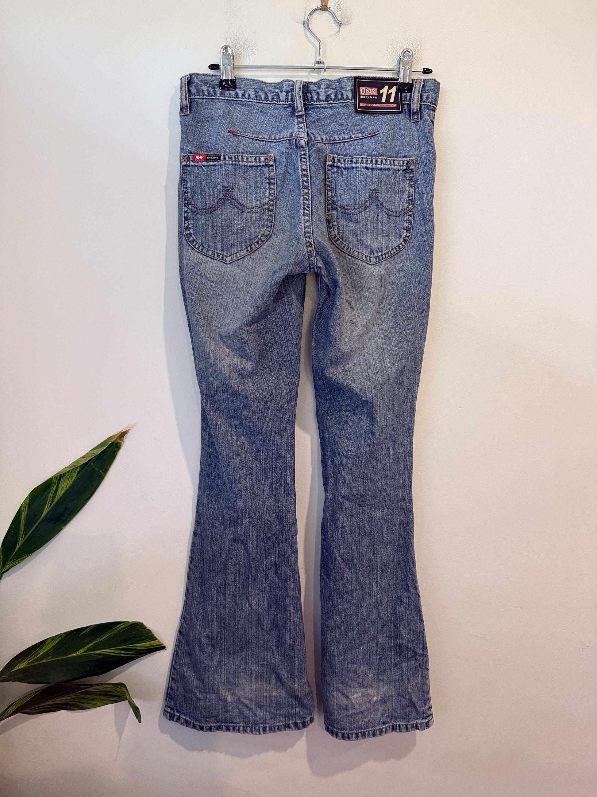 BNY Bunny Jeans Denim Flare Jeans Size 27