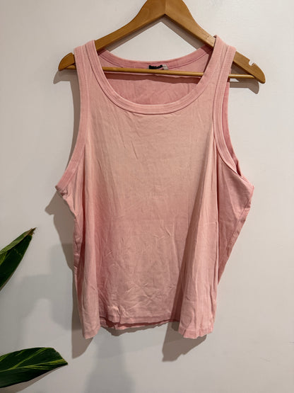 George Ribbed Tank Top Size 24 | U/Arm to U/Arm 56cm
